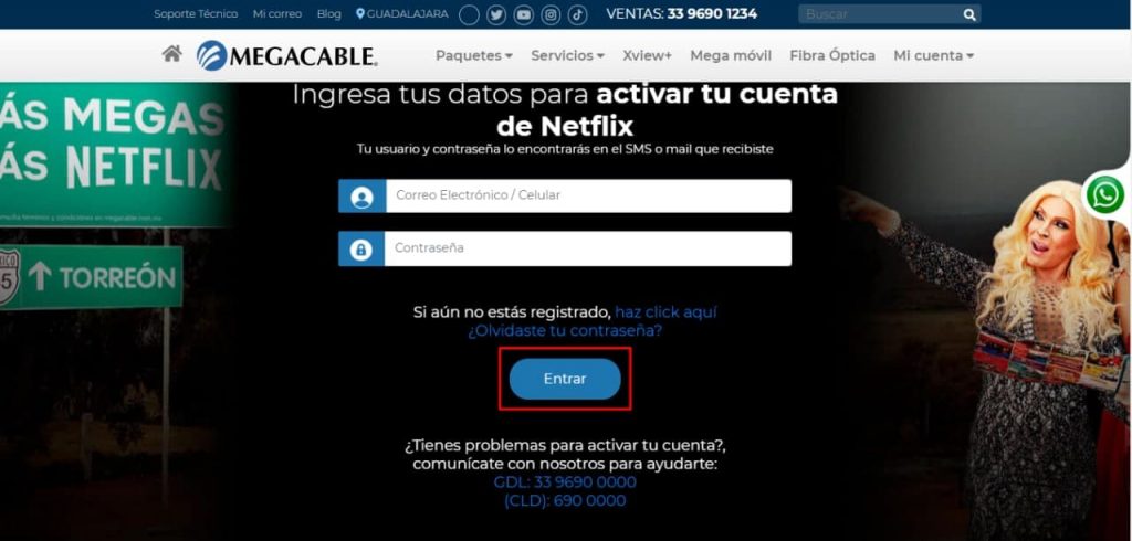 Cuáles son los paquetes de Megacable con Netflix