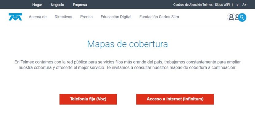 Cobertura Fibra Óptica Telmex: Mapa De Cobertura En México. - Remender ...