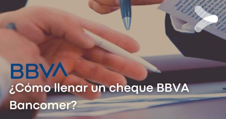 ¿cómo Llenar Un Cheque Bbva Bancomer Remender Méxicoemk 7631